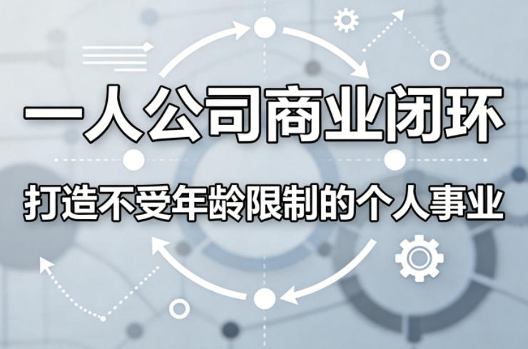 一人公司商业闭环，打造一份不受年龄限制的个人事业-智云网