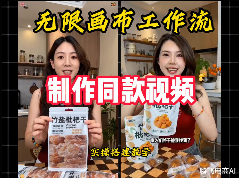 无限画布工作流一键复刻爆款带货视频,实操搭建,操作简单-智云网