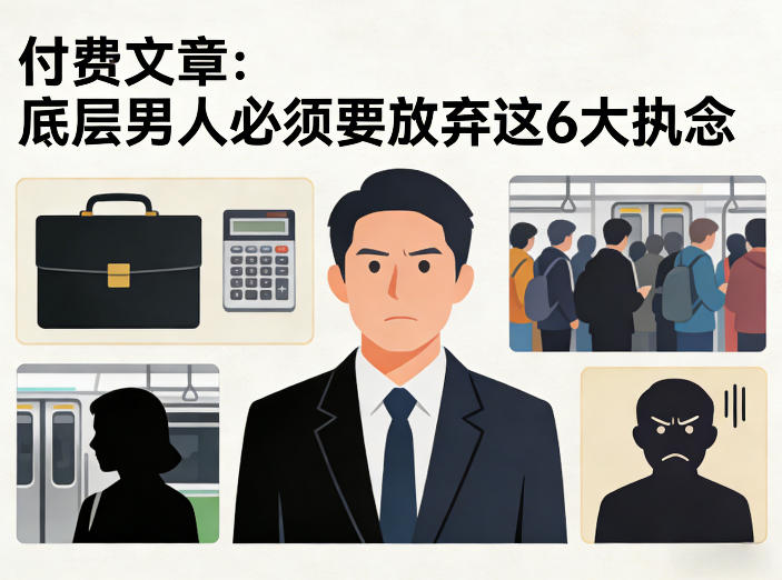 付费文章：底层男人必须要放弃这6大执念-智云网