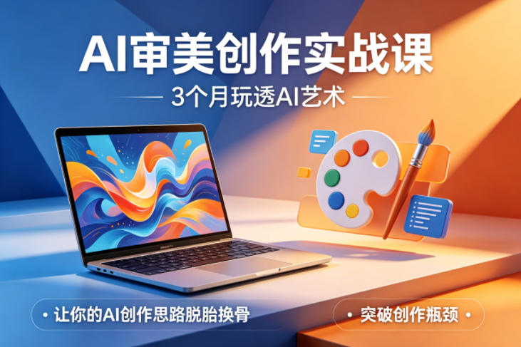 AI审美创作实战课,3个月玩透AI艺术,让你的AI创作思路脱胎换骨,突破创作瓶颈-智云网