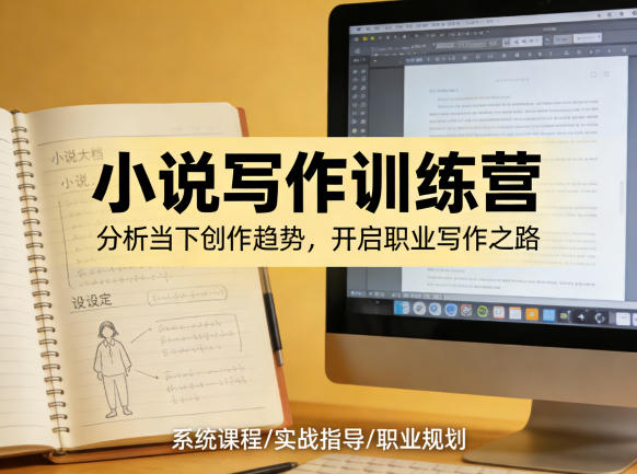小说加写作训练营，带你分析如何在当下脱颖而出，开启你的职业创作之路-智云网
