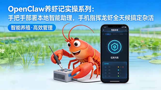 OpenClaw养虾记实操系列:手把手部署本地智能助理,手机指挥龙虾全天候搞定杂活-智云网