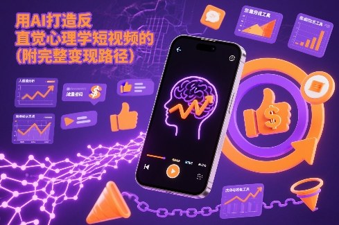 用AI打造“反直觉”心理学短视频的流量密码(附完整变现路径)-智云网
