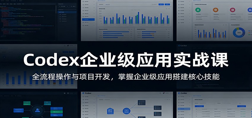 Codex企业级应用实战课:全流程操作与项目开发,掌握企业级应用搭建核心技能-智云网