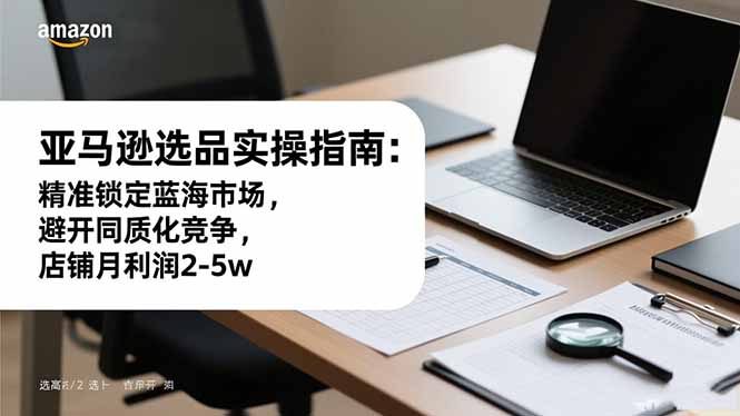 亚马逊选品实操指南：精准锁定蓝海市场，避开同质化竞争，店铺月利润2-5w-智云网