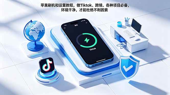 (18558期)苹果刷机和设置教程,做Tiktok、跨境、各种项目必备,环境干净,才能杜绝不利因素-智云网