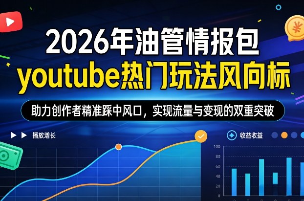 2026年油管情报包,youtube热门玩法风向标,助力创作者精准踩中风口,实现流量与变现的双重突破(更新)-智云网